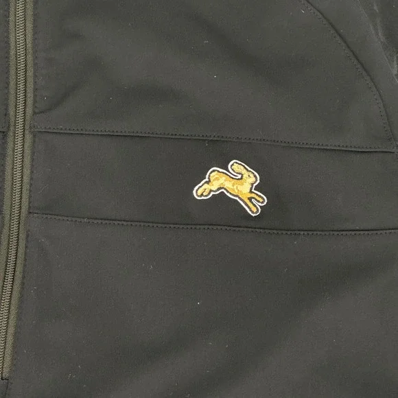 Tracksmith Men's L Black Half Zip Running Pullover Hare Logo Athletic - Picture 5 of 9